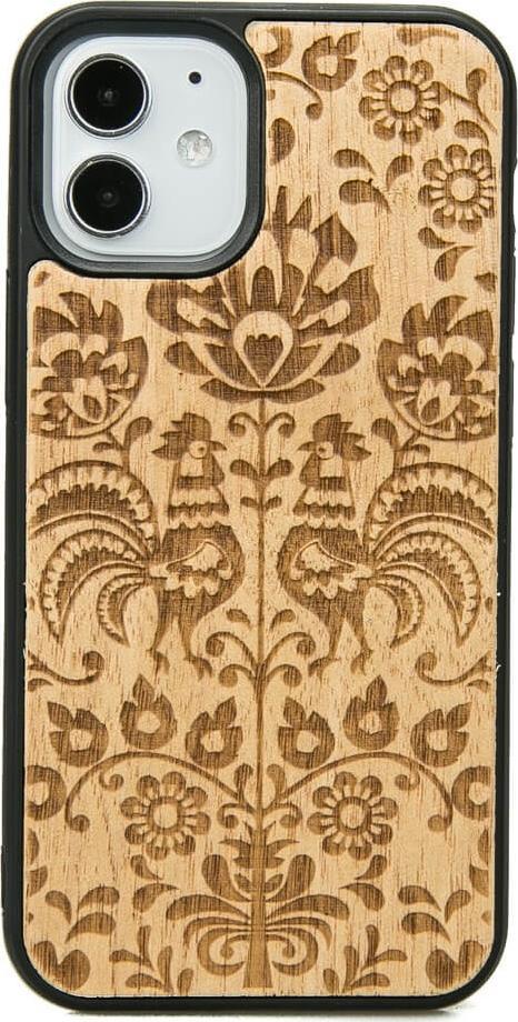 BeWood Drewniane Etui iPhone 12 Mini POLSKI FOLK ANIEGRE