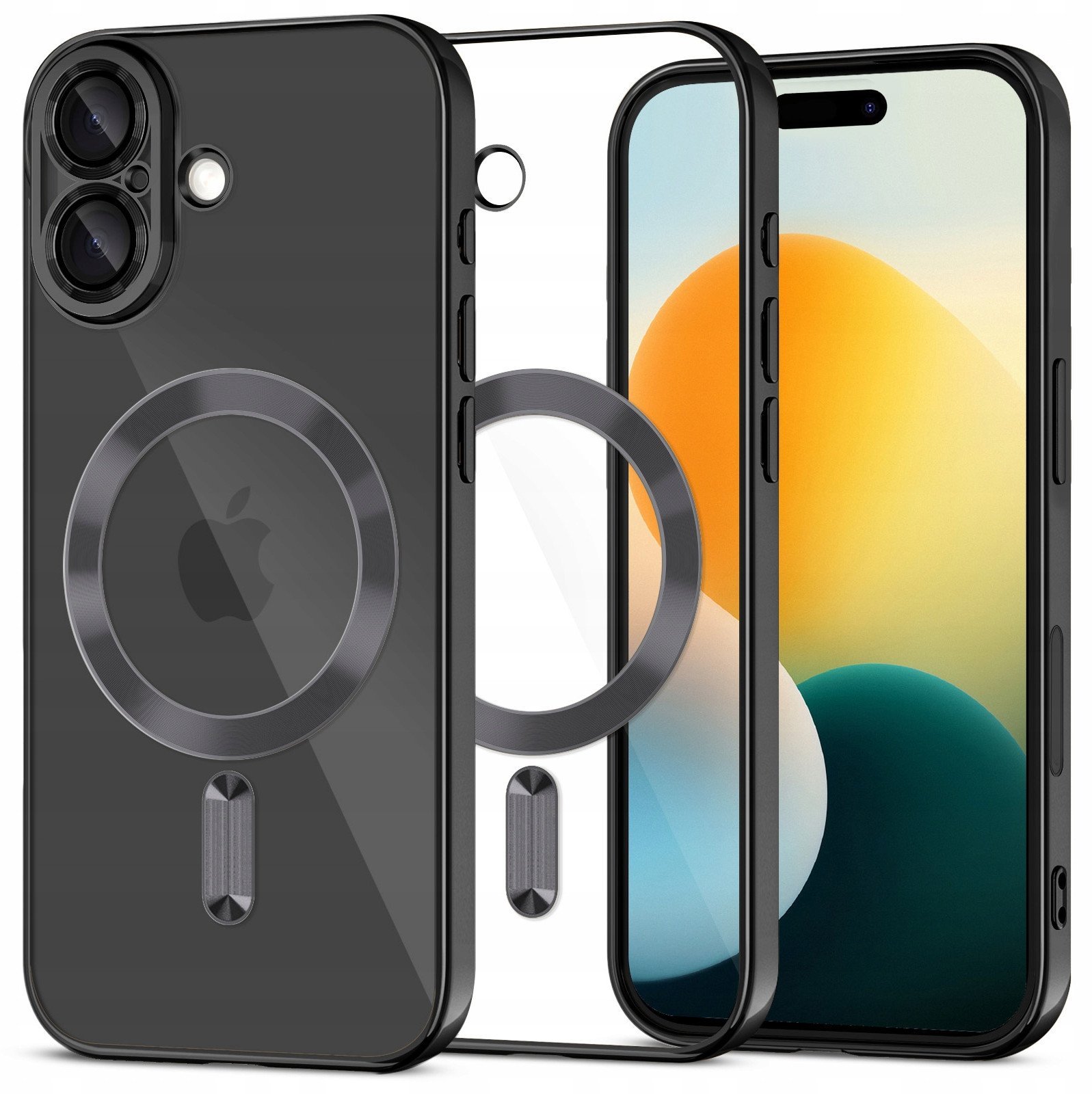 Etui Tech-Protect MagFlex MagSafe do Apple iPhone 17 Shiny Black