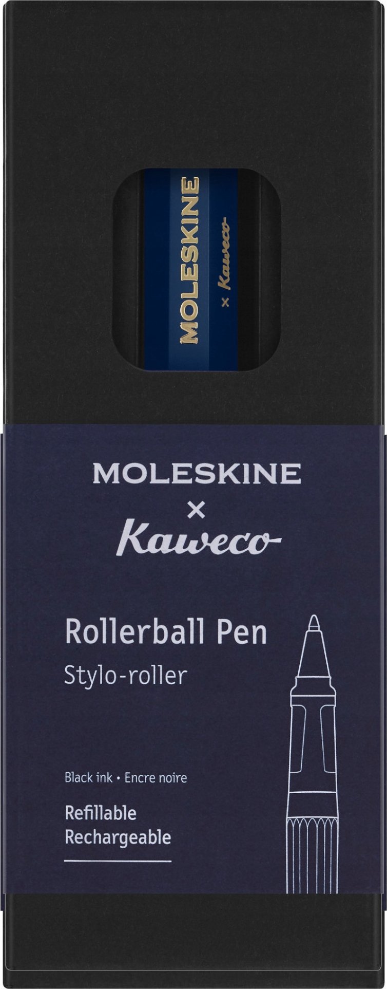 Moleskine KAWECO X MOLESKINE pióro kulkowe, niebieskie