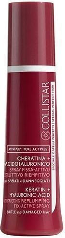 Collistar Keratin Hyaluronic Acid Recondtructing Replumping Active Mgiełka do włosów 100 ml