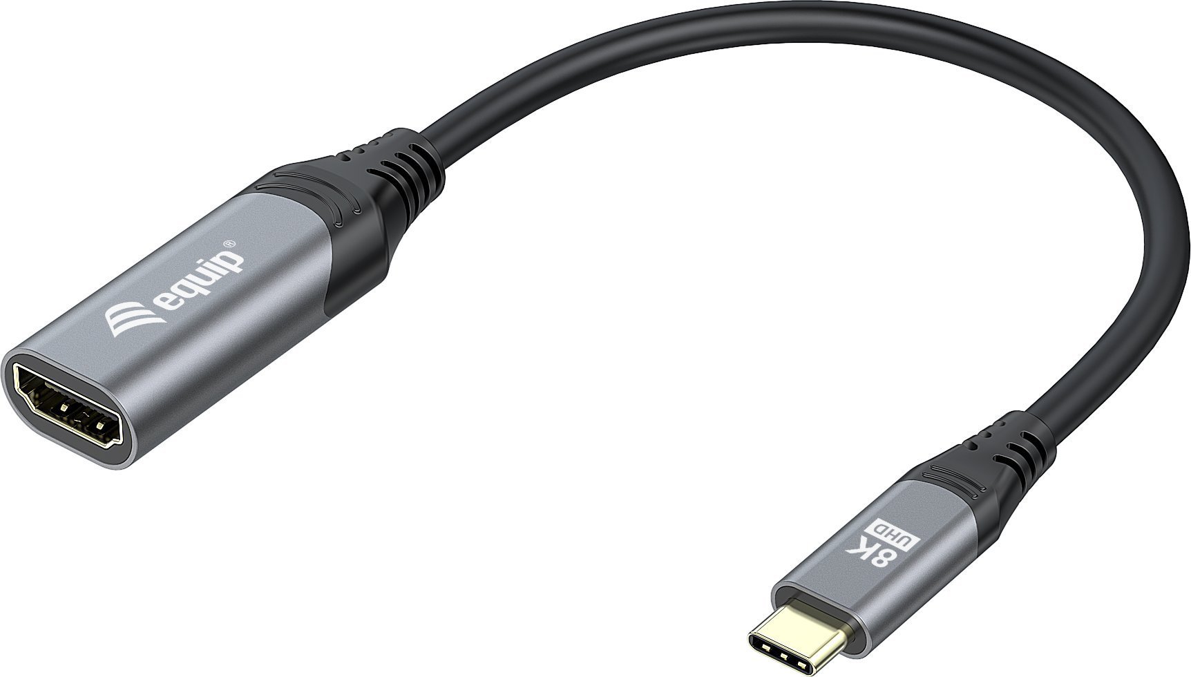 Adapter AV Equip Equip Adapter USB-C -> HDMI 2.1 8K60Hz 0.15m gr