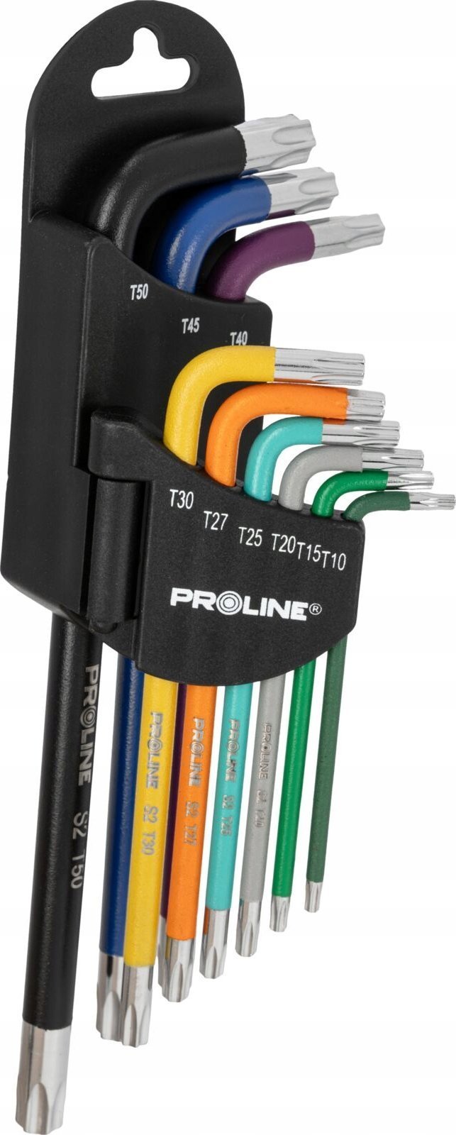 Klucze torx długie kpl.9 szt. t10-t50, s2, proline