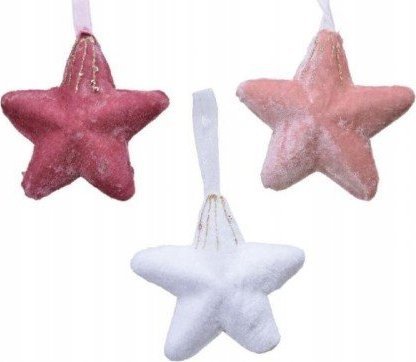 Kaemingk Zawieszka na choinkę gwiazda 11 cm mix wzorów