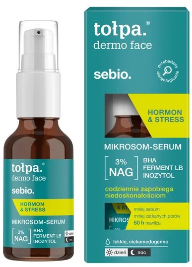 TOŁPA Dermo Face Sebio+ Hormon&Stres serum do twarzy 30ml