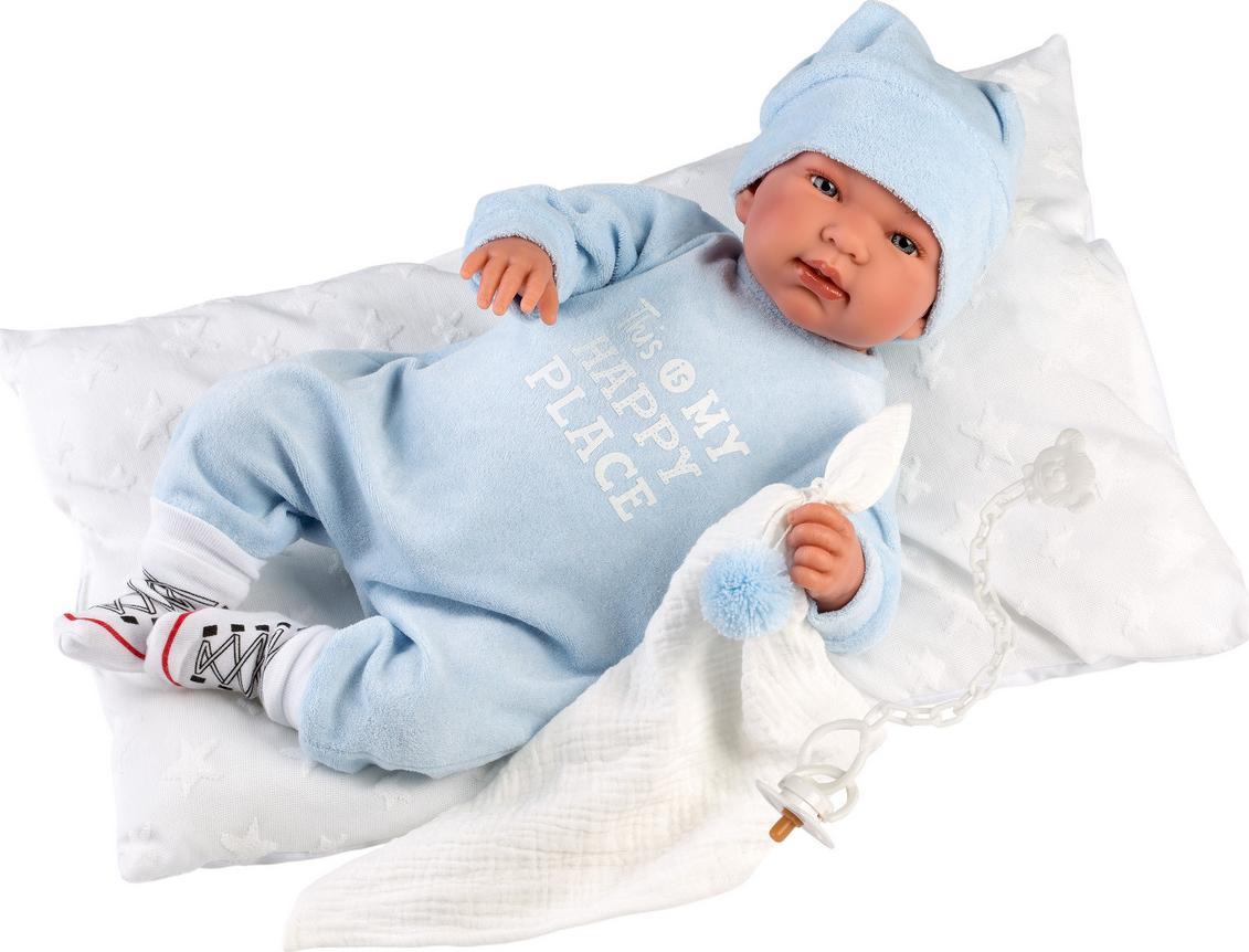 Llorens Lalka hiszpańska Bobas Tino 44 cm płacze