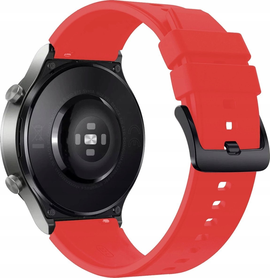 Pasek silikonowy do Huawei Watch GT 2/3/4/2 Pro/3 Pro/4 Pro/GT 2e 46mm - czerwony