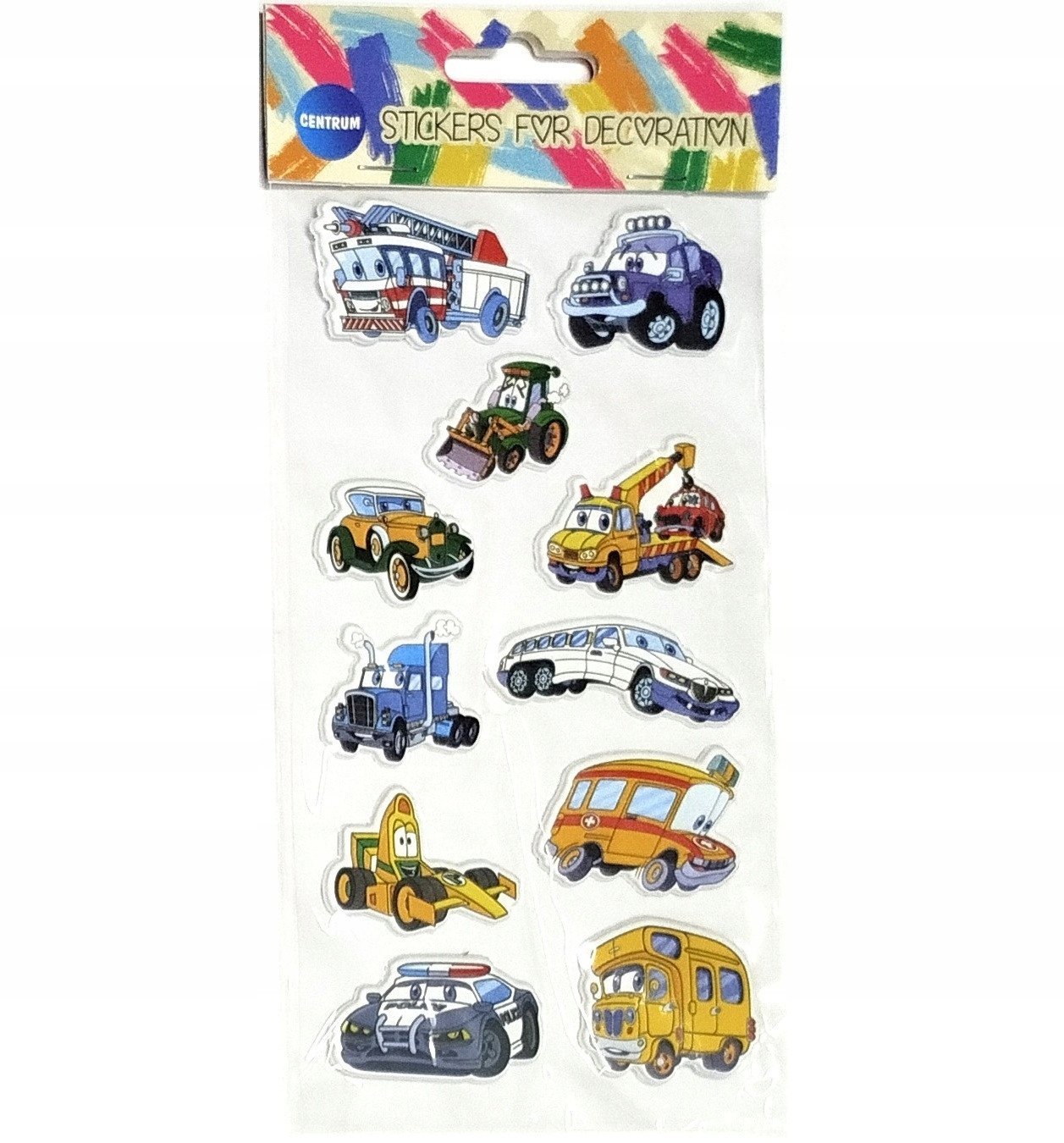 Centrum Naklejki gąbkowe 30x35mm i 10x10mm CENTRUM 80667 PVC+PET