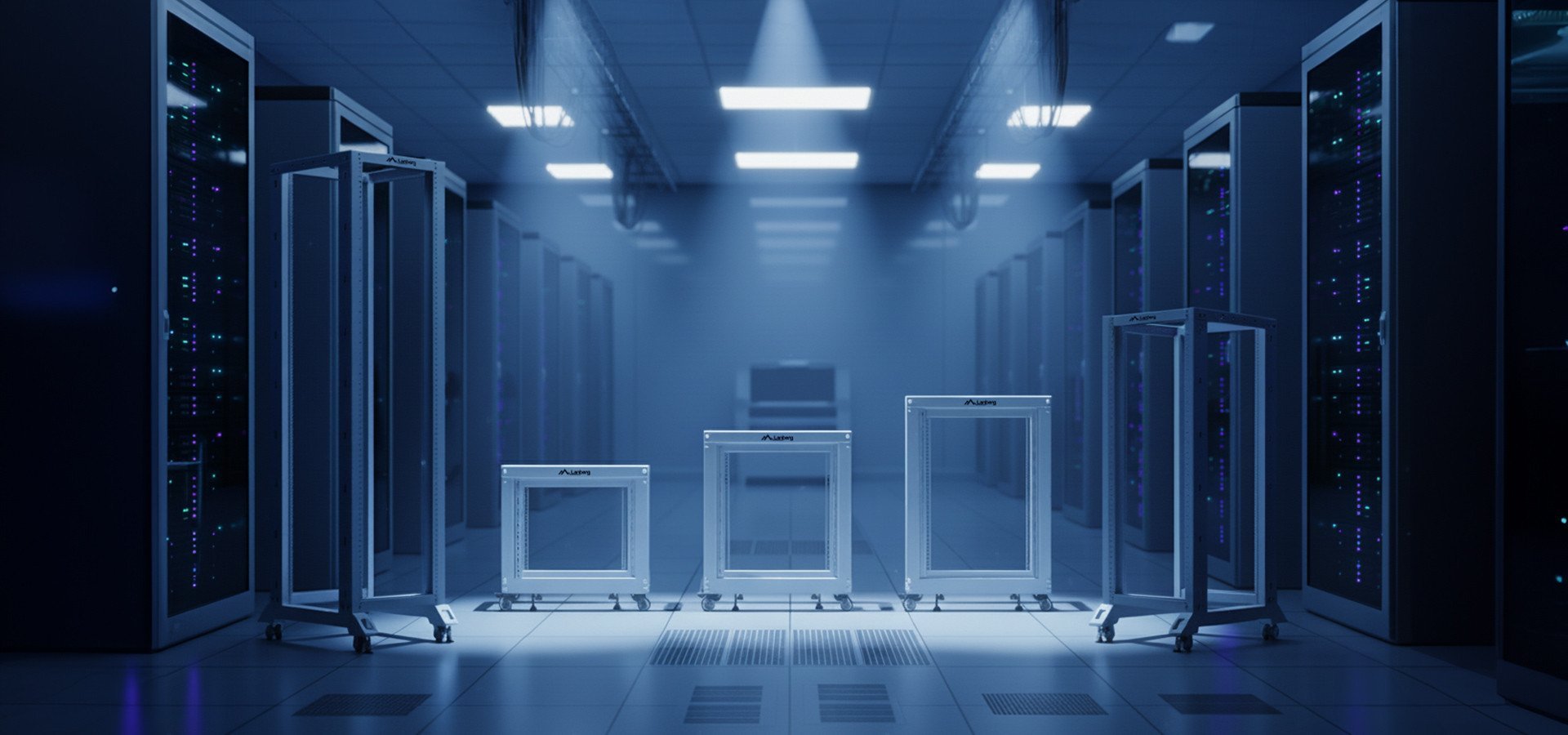 OPEN RACK 19" 22U 600X1000 SZARY LANBERG