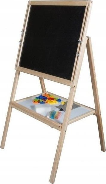 Tablica magnetyczna drewniana dwustronna naturalna