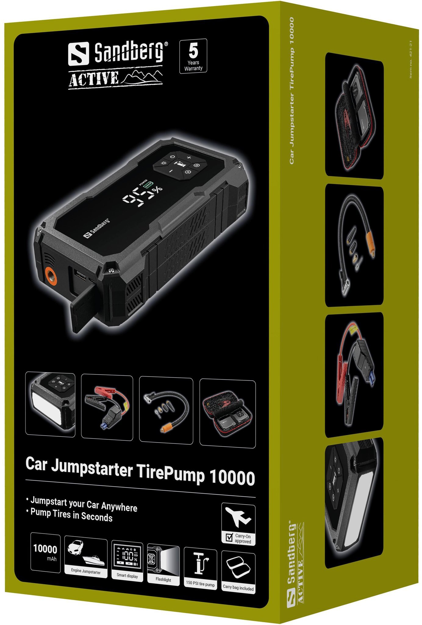 Car Jumpstarter TirePump 10000