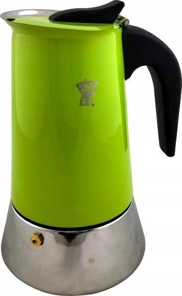 Kawiarka Quiselle Pezzetti Steelexpress kawiarka stalowa pojemność 6 espresso kolor zielona