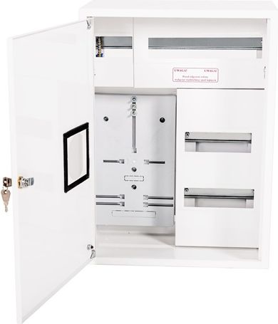 Alfako Rozdzielnica licznikowa 1x36 natynkowa IP40 z zamkiem A-RZ7