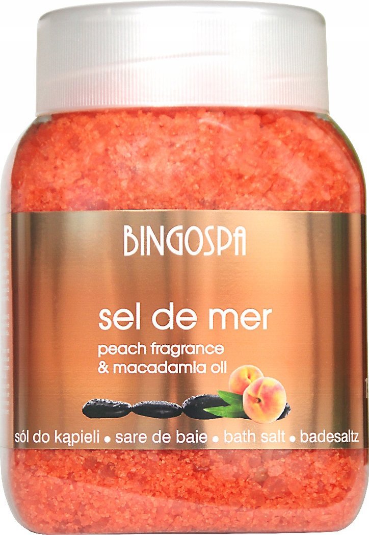 BingoSpa Sól do kąpieli Sel De Mer Brzoskwinia 1350g