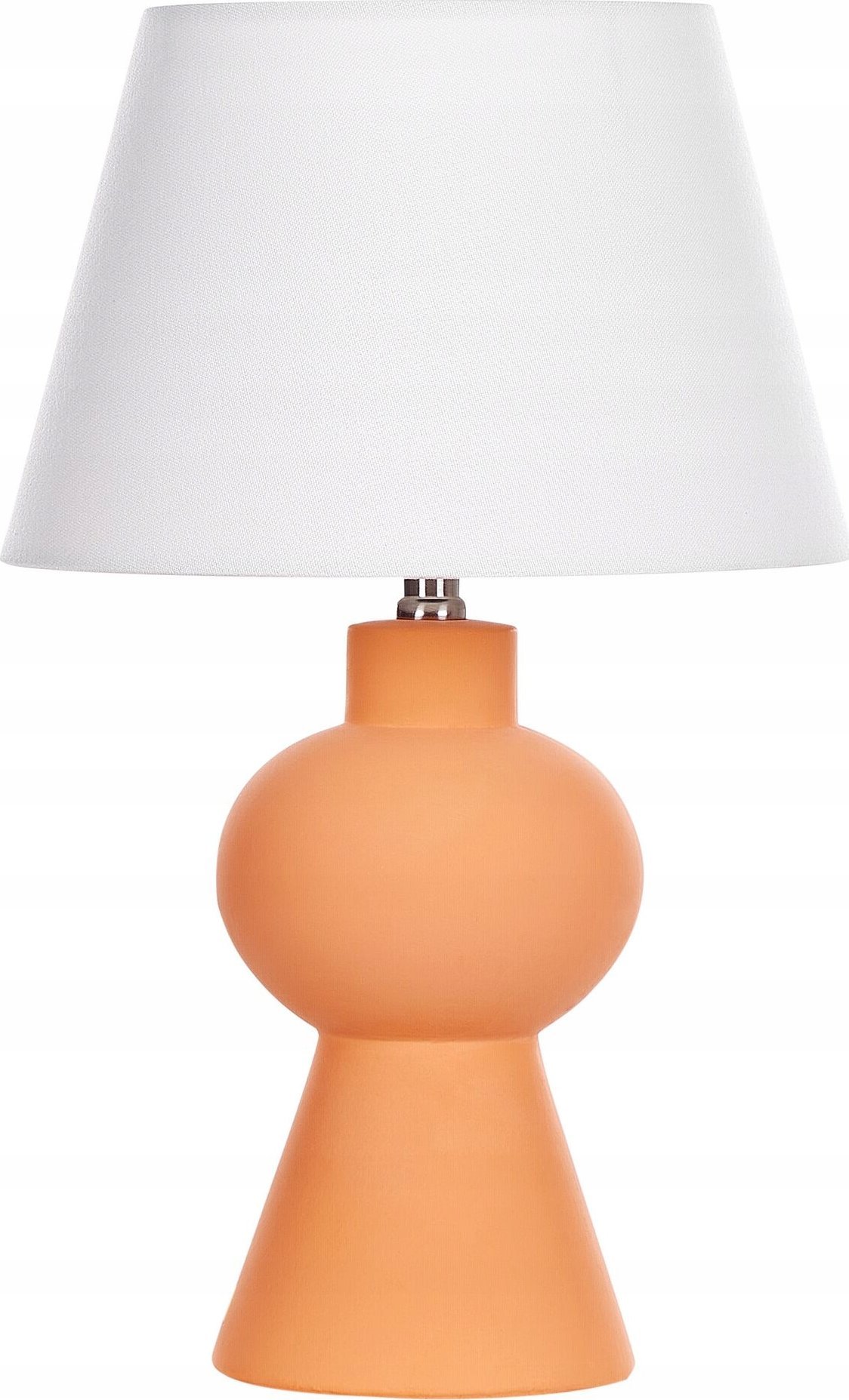 Lampa stołowa Beliani Lampa stołowa ceramiczna pomarańczowa FABILOS