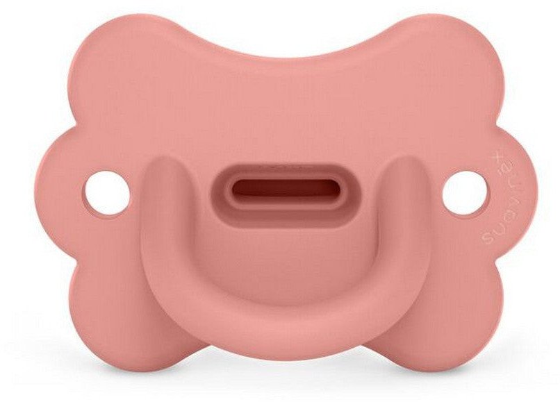 SUAVINEX - 308915-SMOCZEK 100% SILIKONOWY FIZJOLOGICZNY SX PRO/MOTYLEK/6-18M/RÓŻOWY/COLOUR ESSENCE