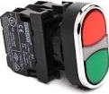 Emas Przycisk dwuklawiszowy 1Z 1R czerwono-zielony (T0-B102K20KY)