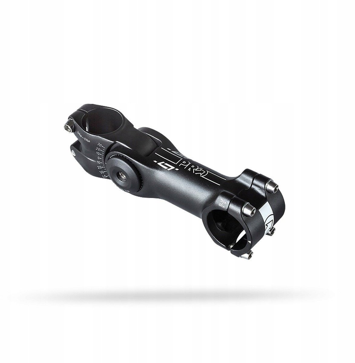 PRO Wspornik kierownicy regulowany czarny 31.8 x 90