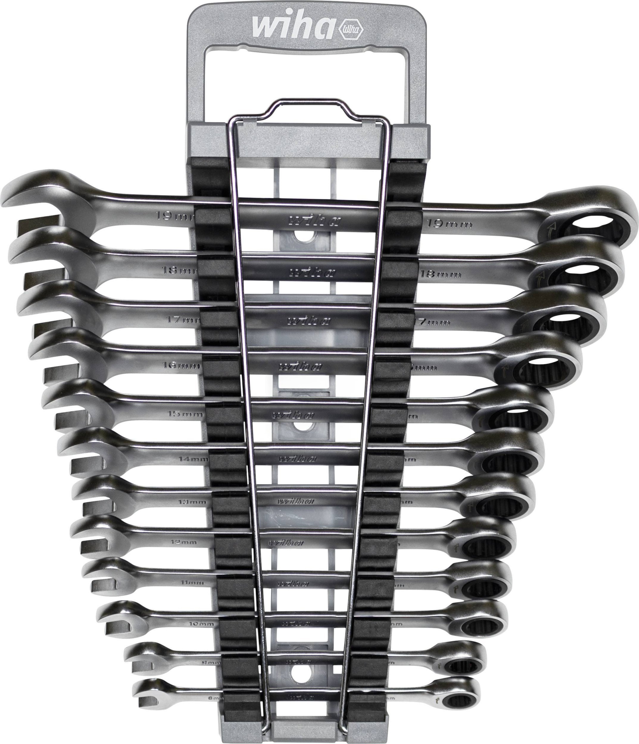 Zestaw kluczy płaskich z grzechotką oczkową 44665 /12szt./