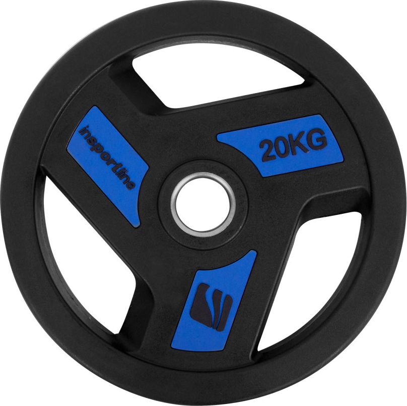 inSPORTline Olimpijskie obciążenie gumowane Herk 20kg 50mm - 9197