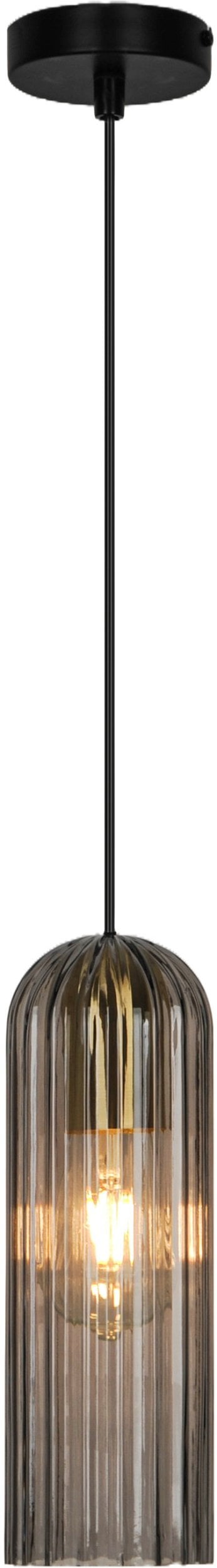 PENDANT LIGHT CATALO E27 BLACK/SMOKY