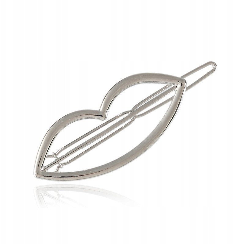 SPINKA DO WŁOSOW Metalowa Srebrna STAL Piękna Z01