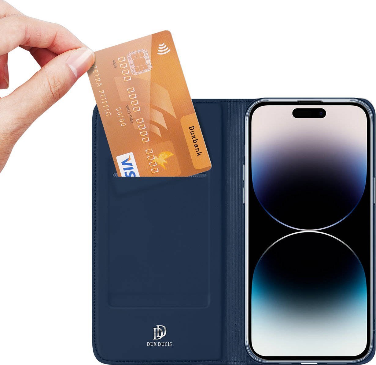DUXDUCIS Etui Dux Ducis Skin Pro Apple iPhone 15 Pro Max niebieski