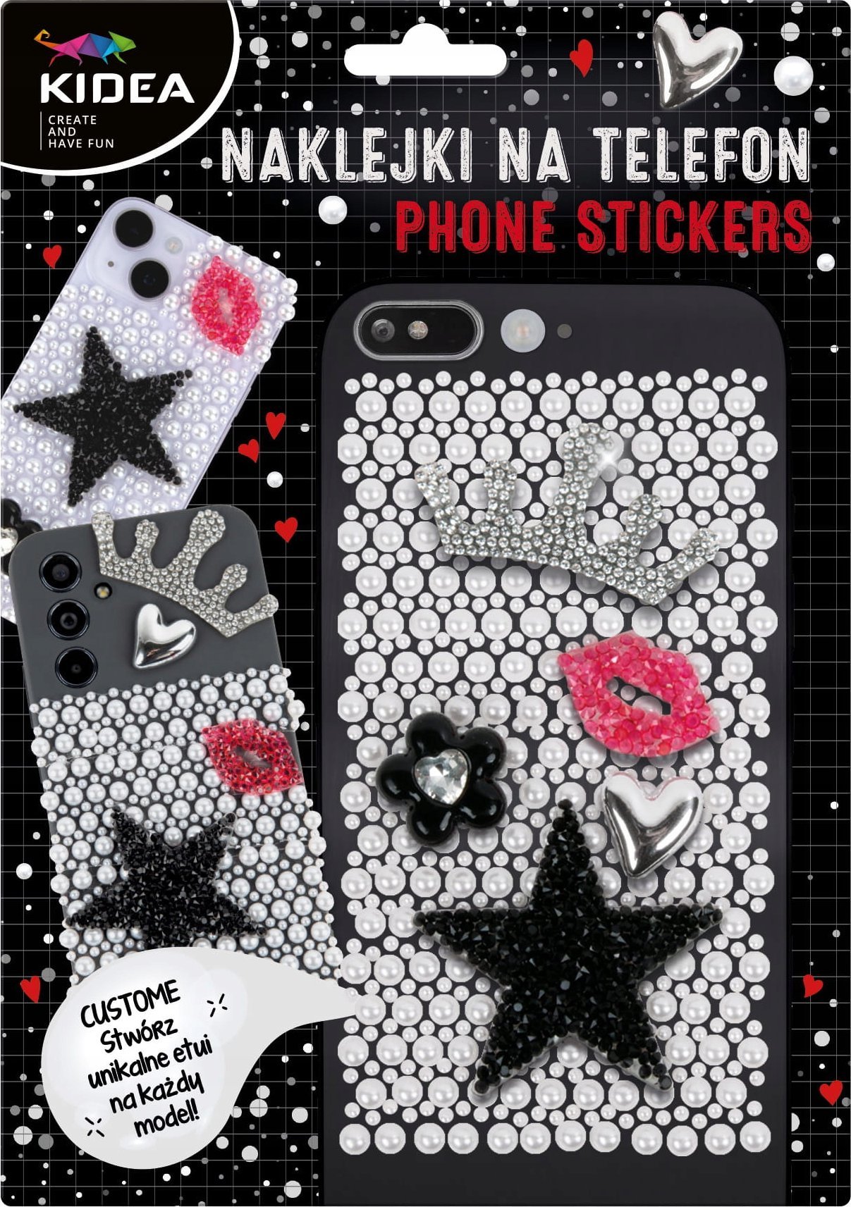 Derform NAKLEJ NA TELEFON GLAMOUR 160X230 DERF KIDEA B/C