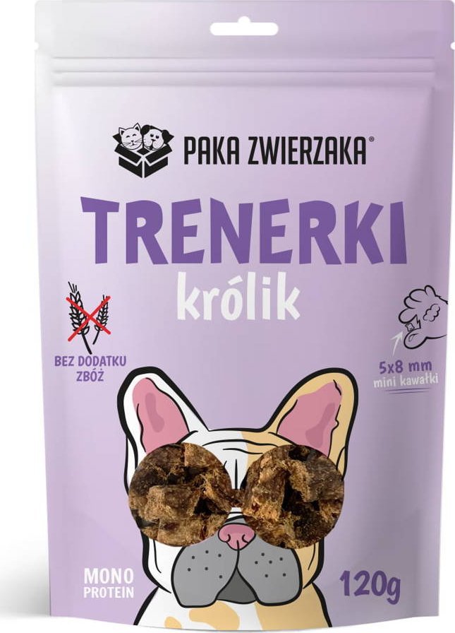 Paka Zwierzaka PAKA ZWIERZAKA -Trenerki Królik 120g