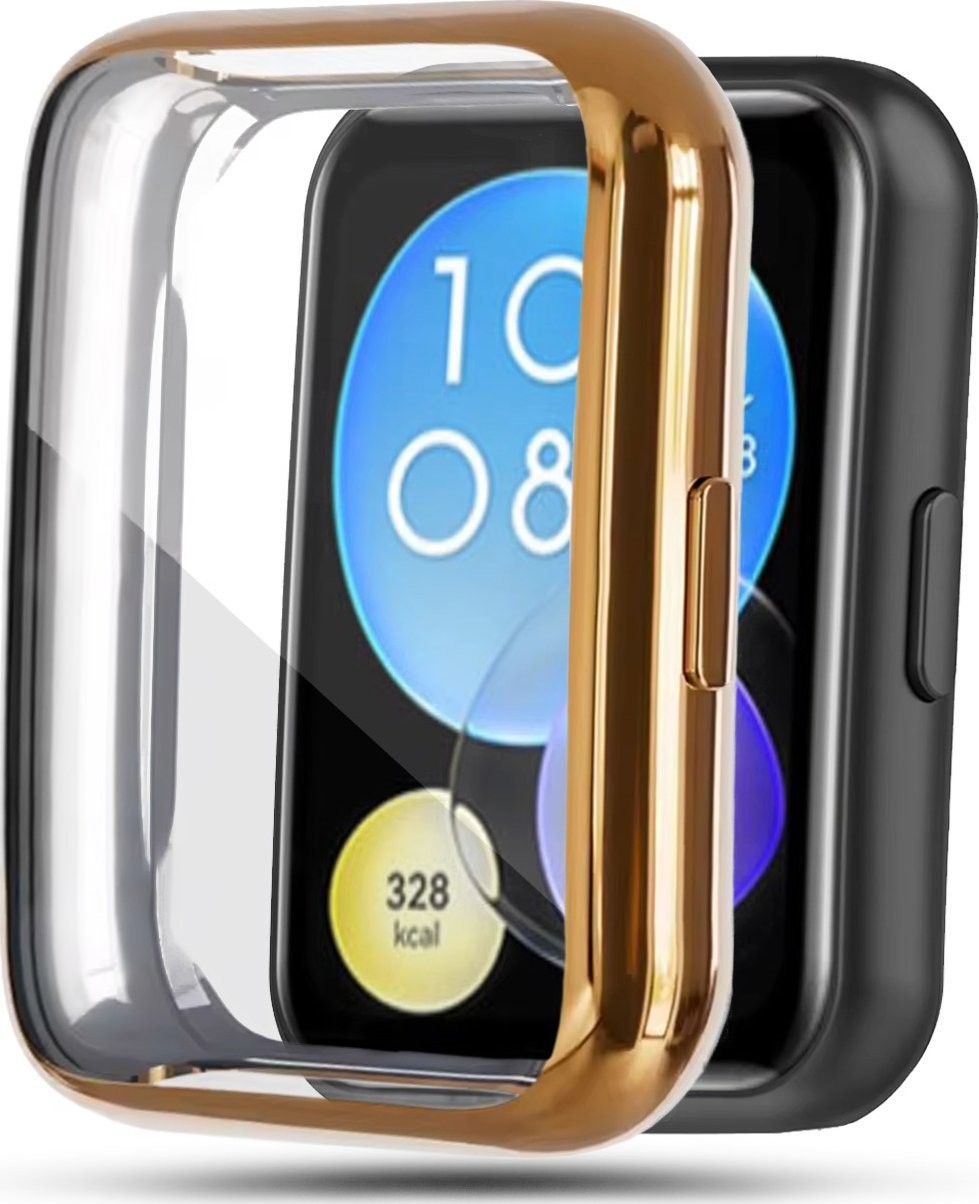 ETUI SILIKONOWE OCHRONNE CASE + 2w1 DO HUAWEI WATCH FIT 2 | KOLORY |PREMIUM
