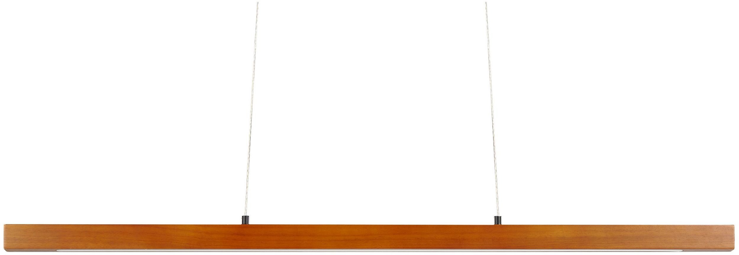 Lampa wisząca LED STEWARTS Ze ściemniaczem Drewno Ciemnobrązowy