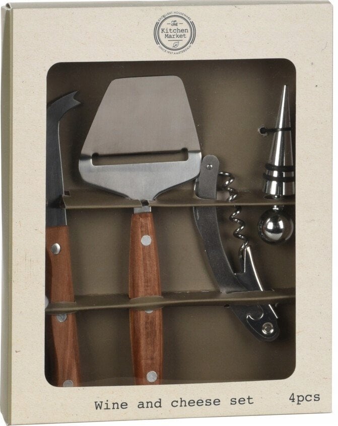 Akcesoria do wina i serów 4 el.