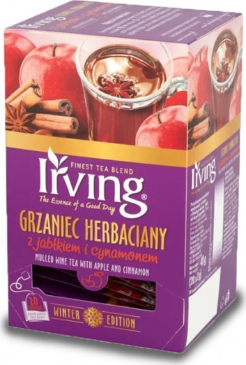 Irving Grzaniec herbaciany jabłko z cynamonem 40g Irving