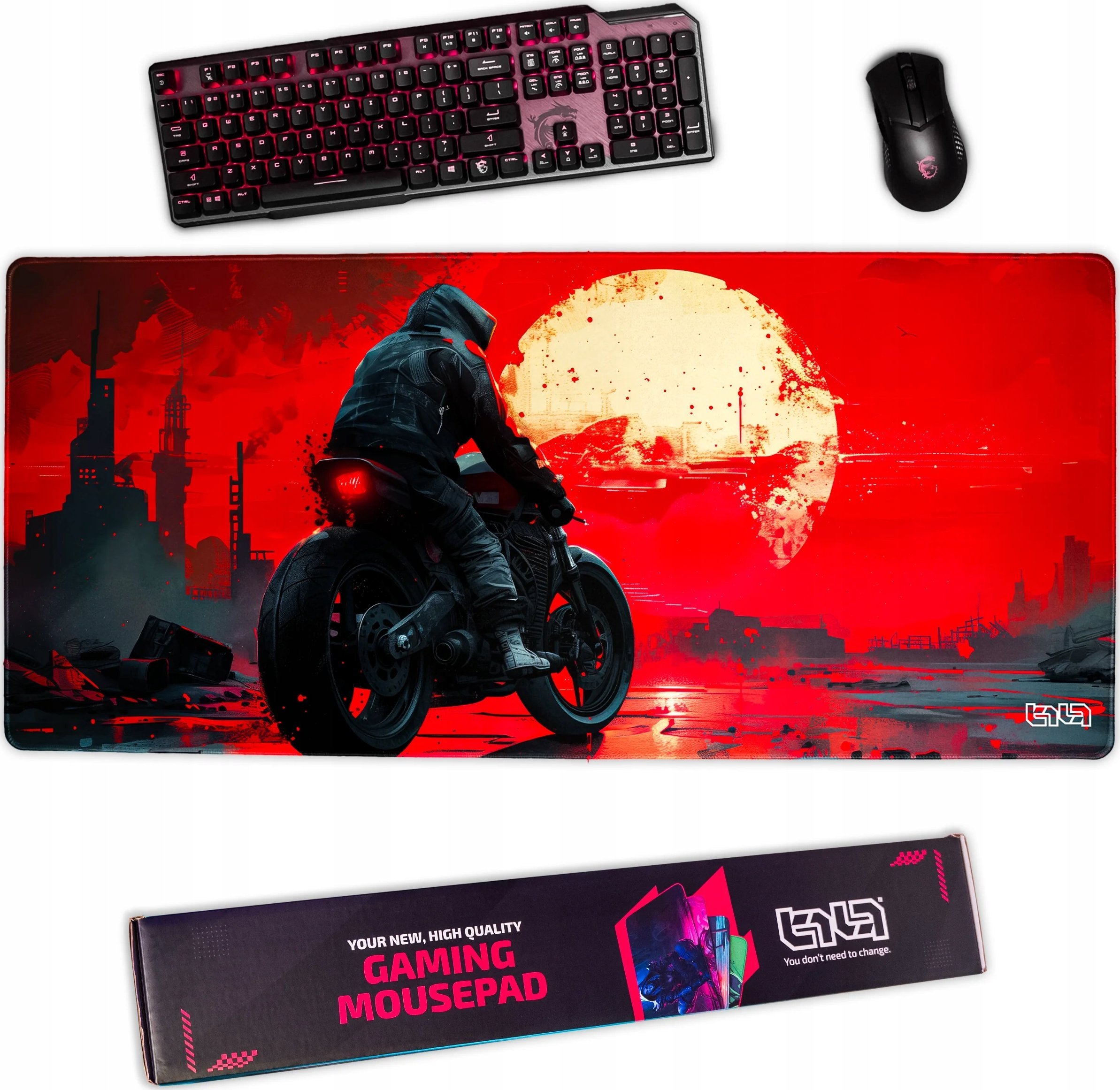 Podkładka Tilt PODKŁADKA GAMINGOWA Rebel Sunset 90x40 TILT Antypoślizgowa Wodoodporna