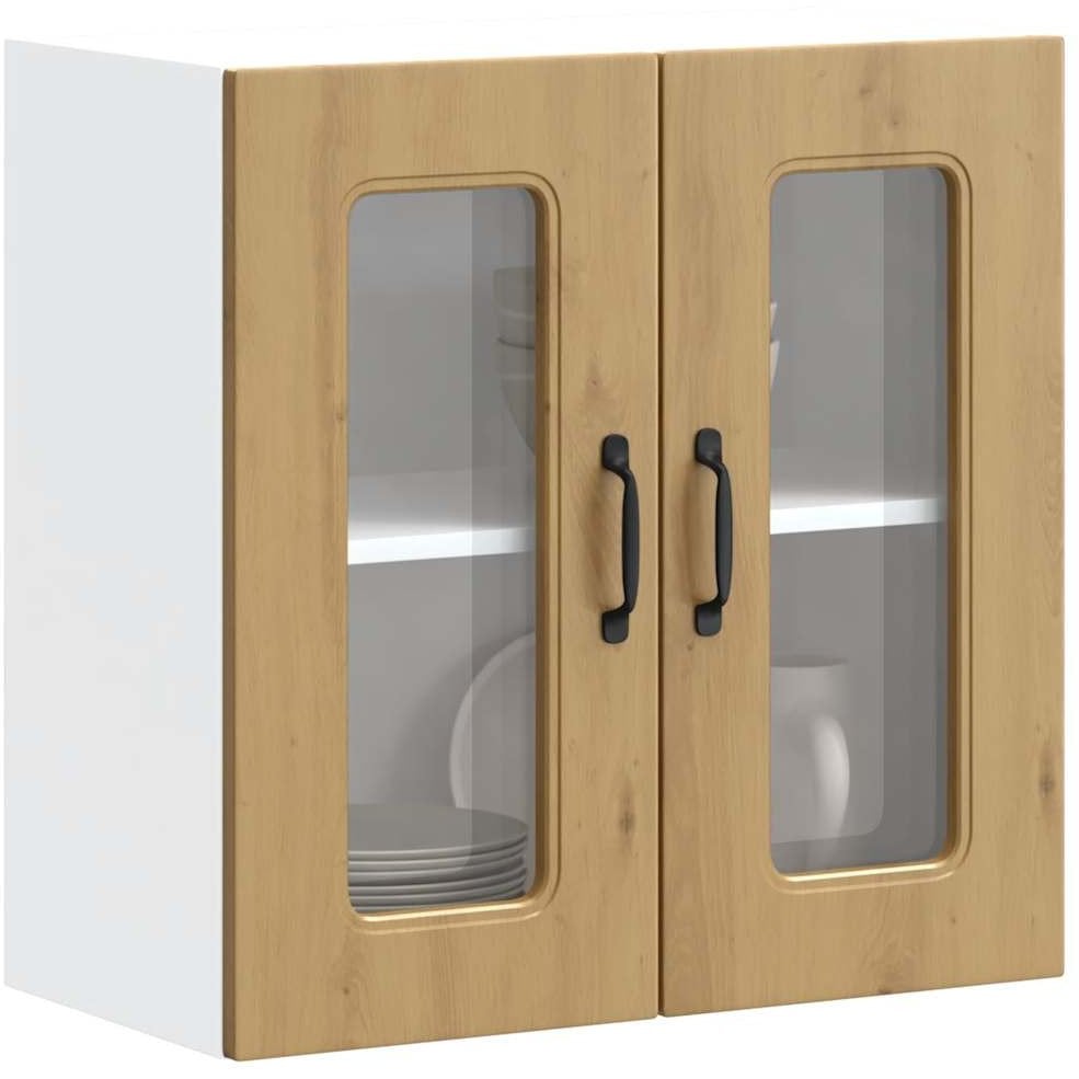 vidaXL Szafka ścienna kuchenna ze drzwiami, Kalmar, dąb artisan