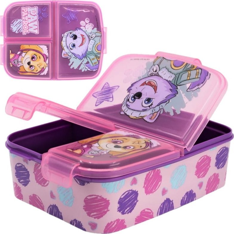 Stor Śniadaniówka pojemnik lunchbox 3 komory Psi Patrol