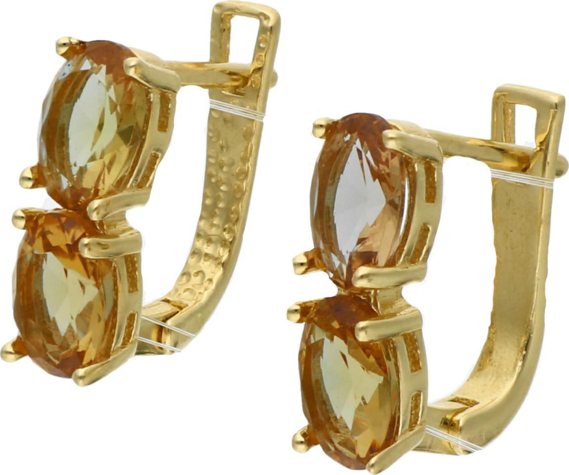 Rosanto Złote kolczyki z zultanitem sultanitem 585 14k