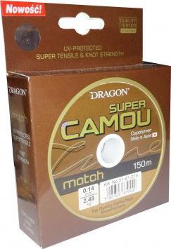 DRAGON. Żyłki Dragon Super Camou Match 150 m 0,14 mm