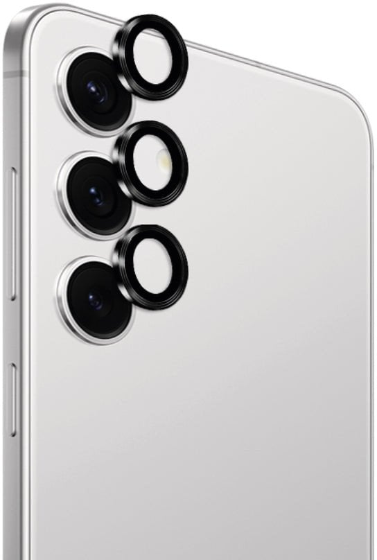 PURO PUSDGLS25TR, Samsung, Galaxy S25, Dustproof, Impact resistant, Scratch resistant, Shock resistant, Black, Transparent, 3 pc(s)