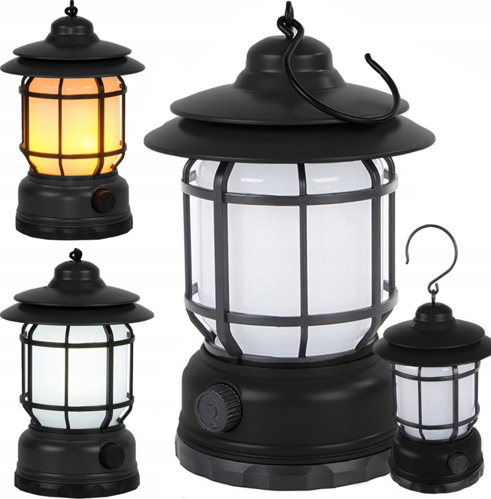 Verk Lampa kempingowa biwakowa akumulatorowa led usb turystyczna hak pochodnia Lampa kempingowa biwakowa akumulatorowa led usb turystyczna hak pochodn