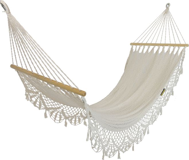 Koala Hamak z drążkiem boho, ecru CC-2T