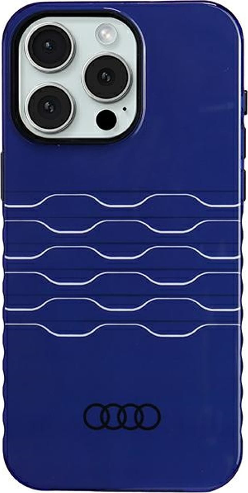 Audi Audi IML MagSafe Case iPhone 15 Pro Max 6.7" niebieski/navy blue hardcase AU-IMLMIP15PM-A6/D3-BE