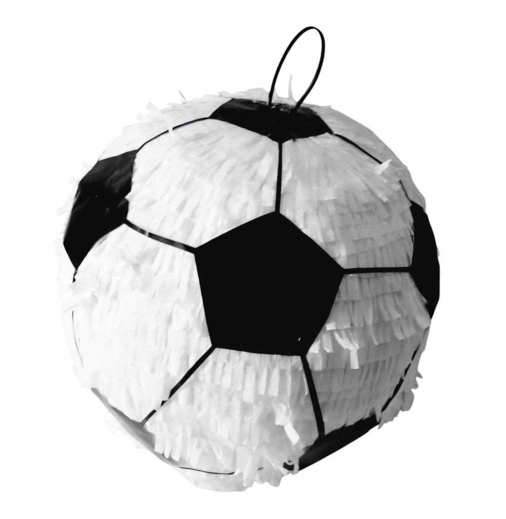 Pinata Piniata Piłka Nożna / Duża 26cm / Ręcznie robiona - przepiękna