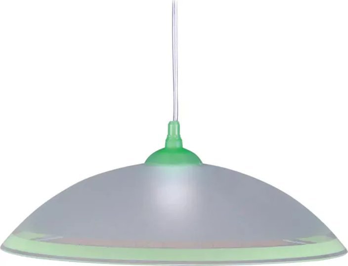 Lampa wisząca Lumes Biało-zielona lampa wisząca do kuchni - S563-Mersa