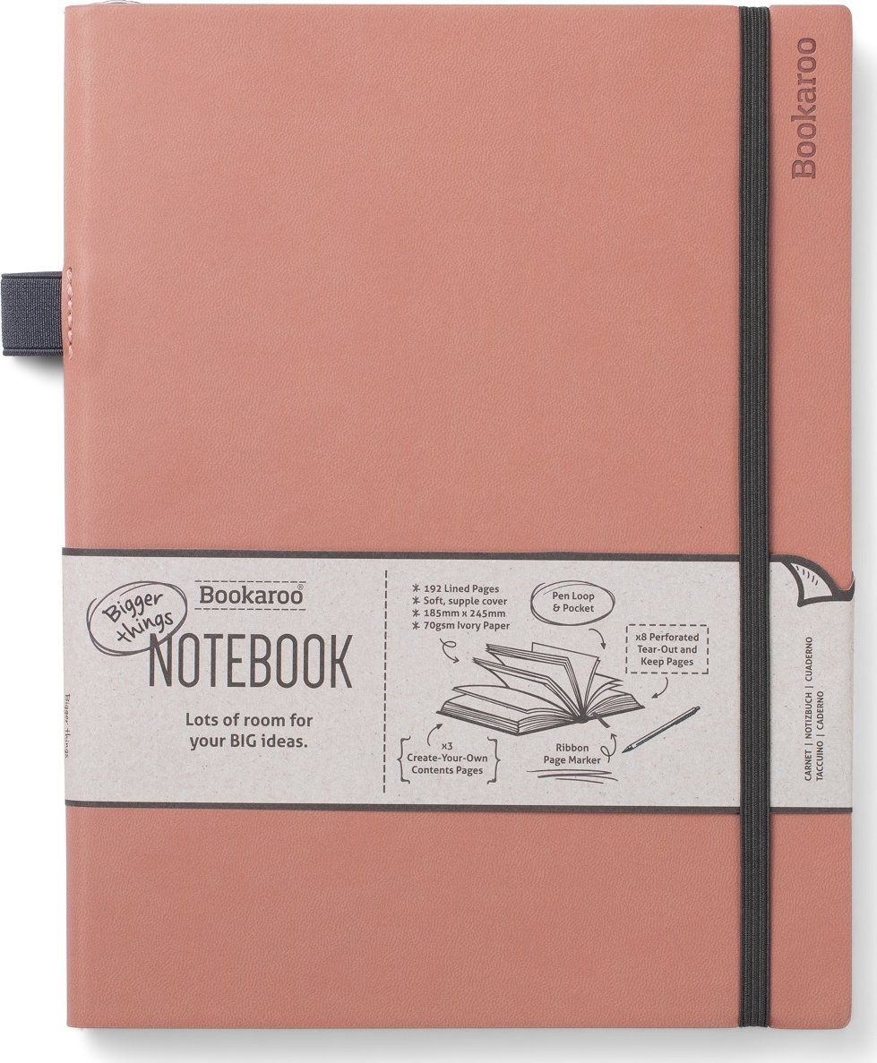 Teka Bookaroo Notatnik Journal duży - Pudrowy