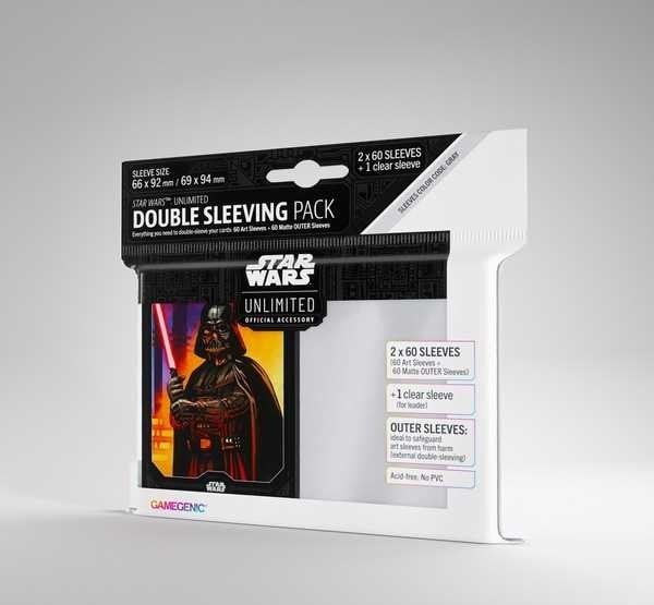 Gamegenic: Star Wars Unlimited - Double Sleeving Pack - Darth Vader