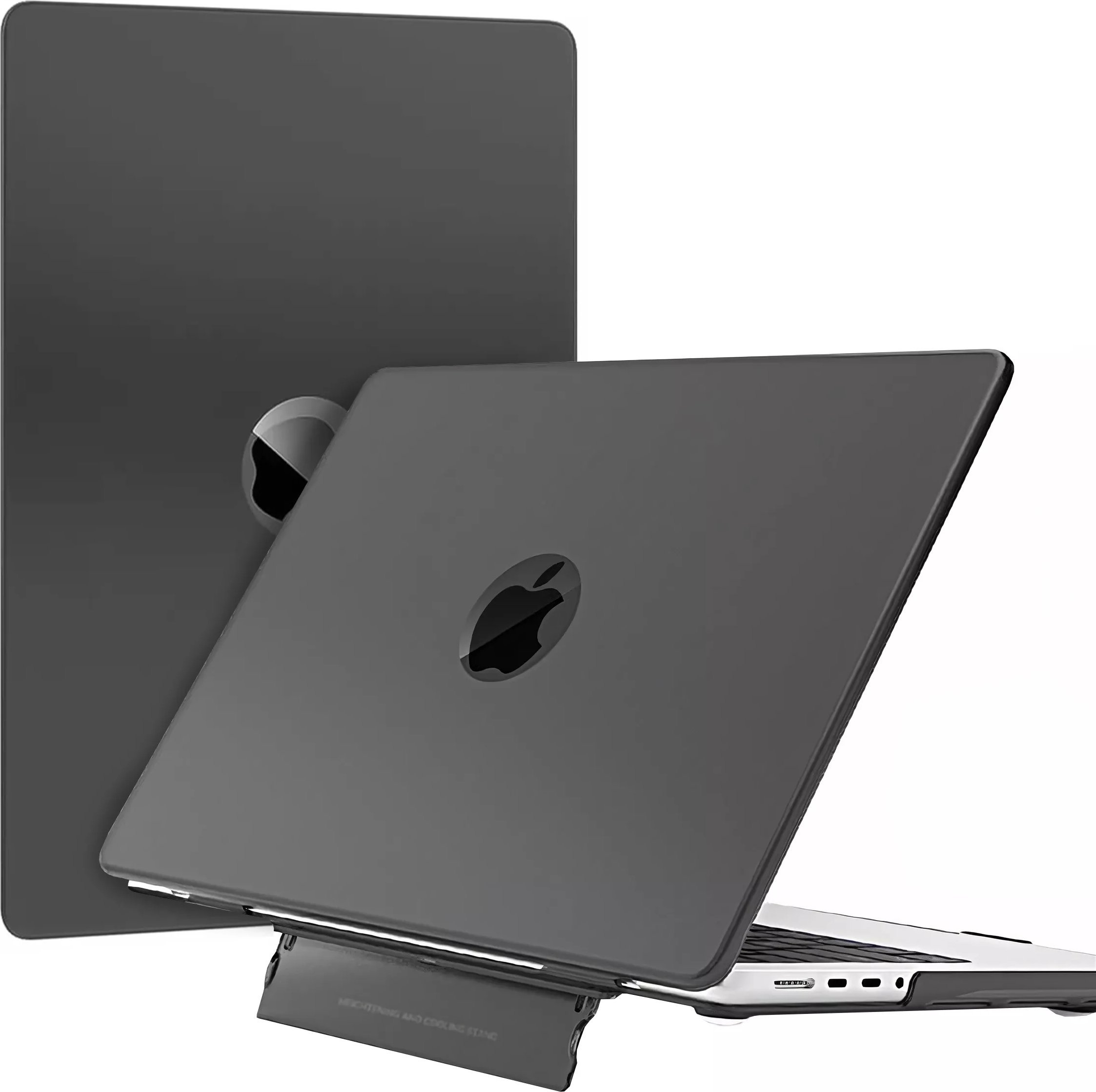 Etui Alogy Etui matowe z podstawką Alogy ProStand obudowa do MacBook Air 13.3" (A1932/A2179/A2337) Czarne