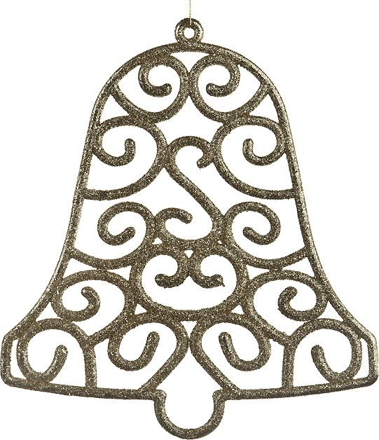 Witek Home Ozdoba świąteczna Dzwonek złoty