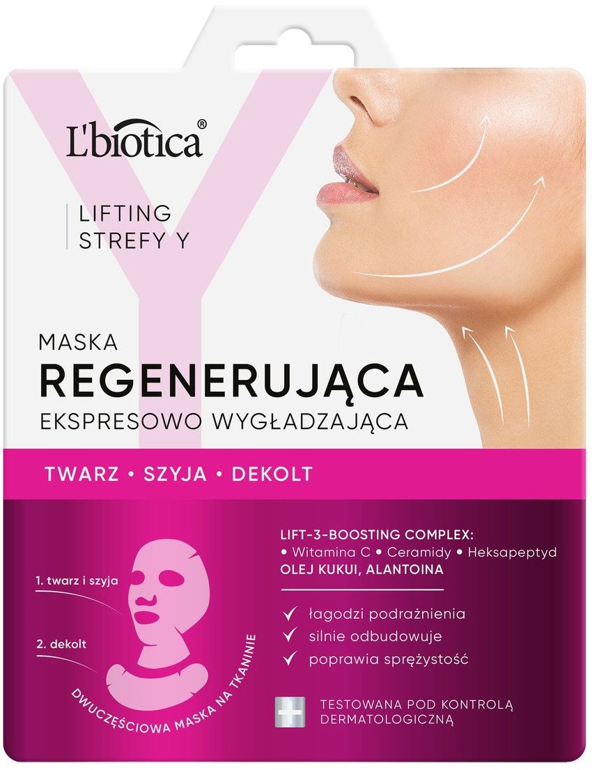 Lbiotica / Biovax L`biotica lifting strefy y maska regenerująco ekspresowo wygładzająca