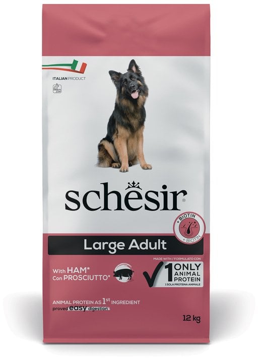 Original, karma sucha, dla psa, szynka, 12 kg, worek, dla dorosłych dużych ras