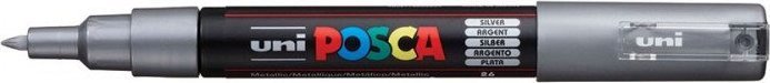 Uni Marker plakatowy Posca PC-1M Srebrny